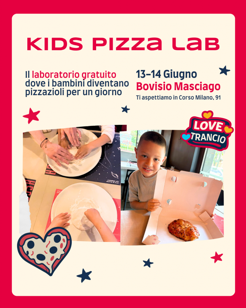 Eventi per bambini a Bovisio Masciago: arriva il Kids Pizza Lab
